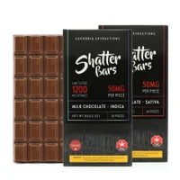 euphoria extractions shatter bar 1200mg thc pack